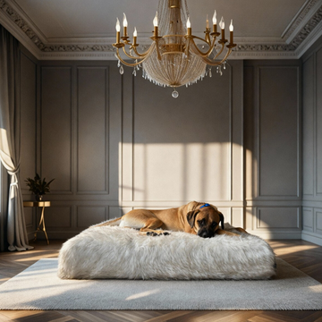 Luxe Pet Lounger Faux Fur