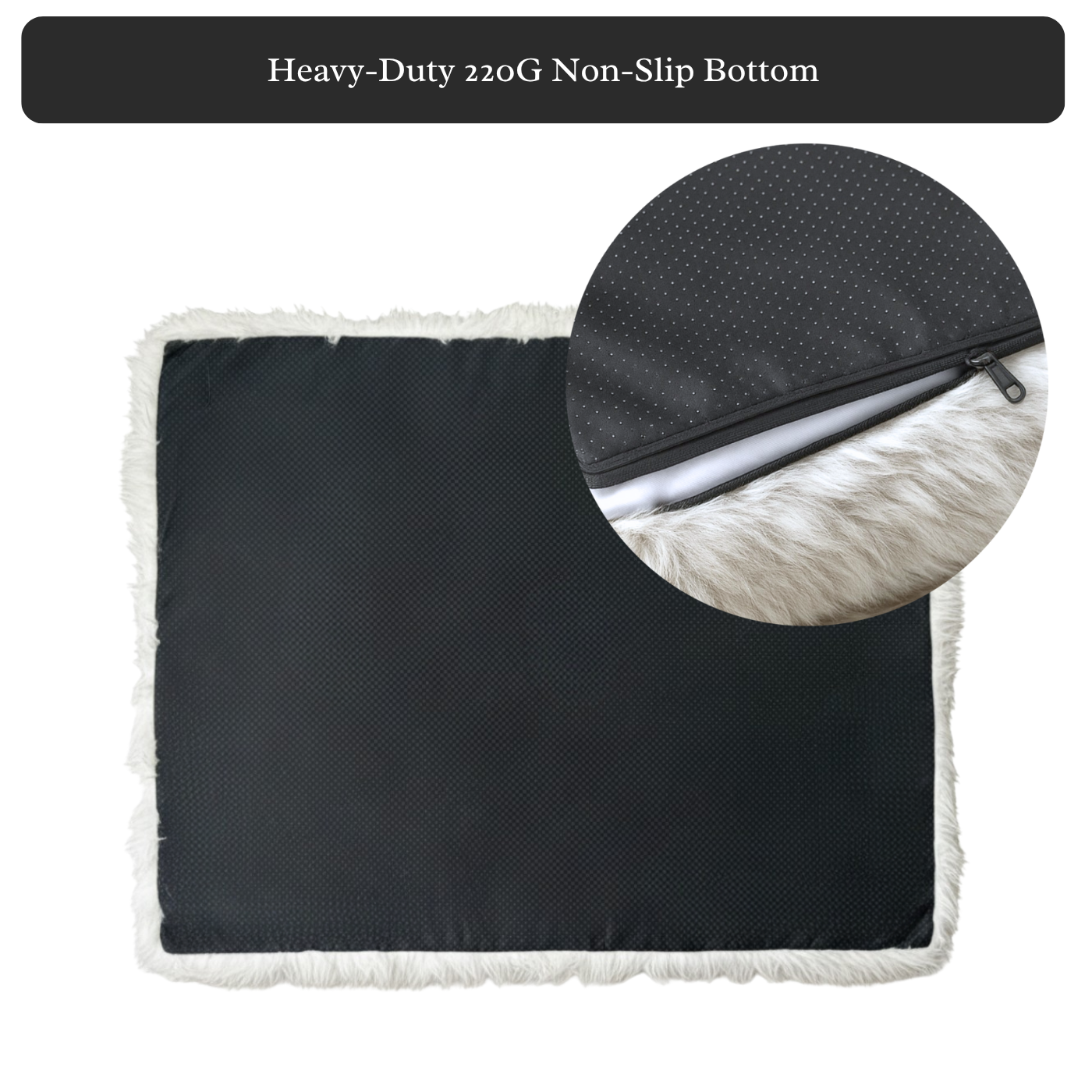 Luxe Pet Lounger Faux Fur