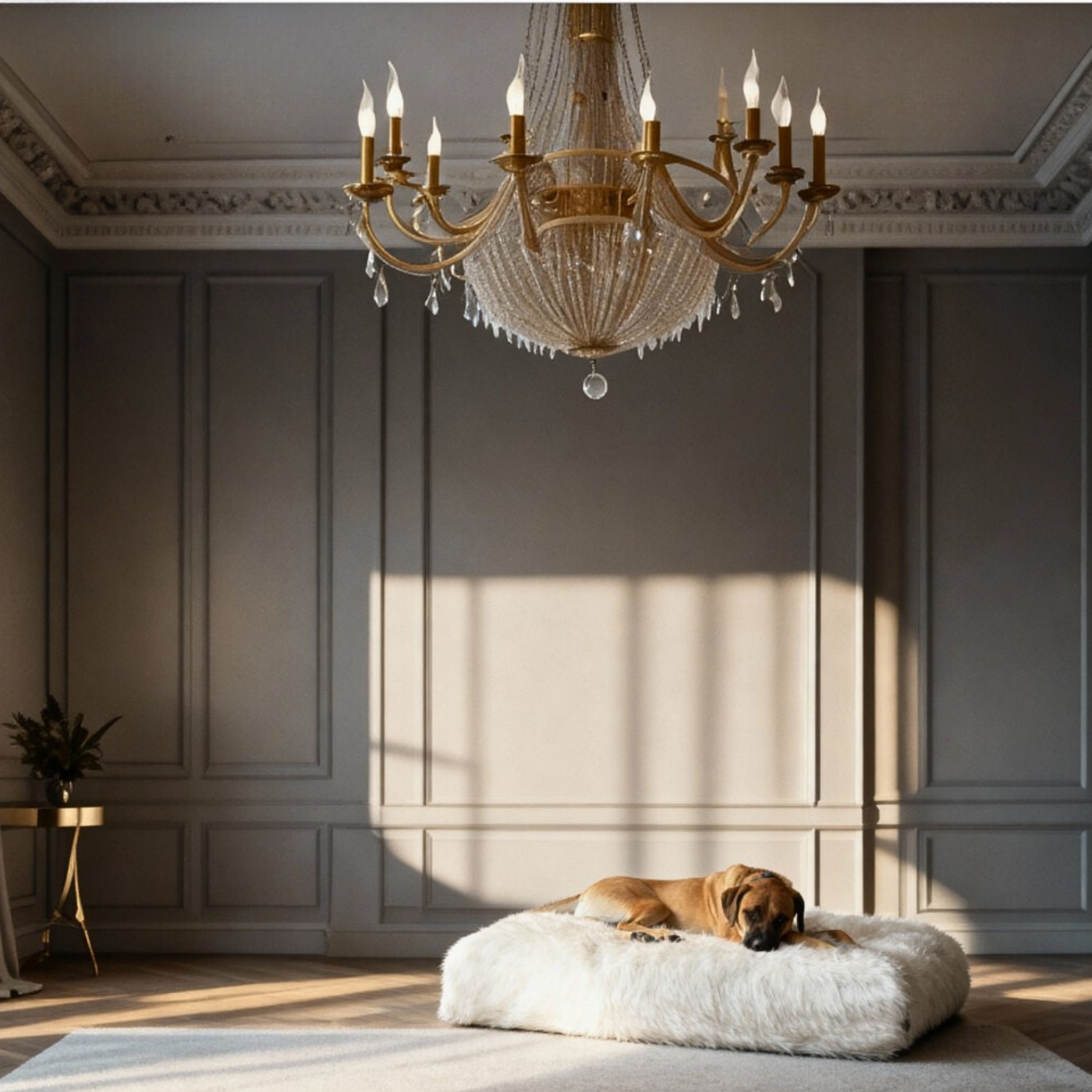 Luxe Pet Lounger Faux Fur