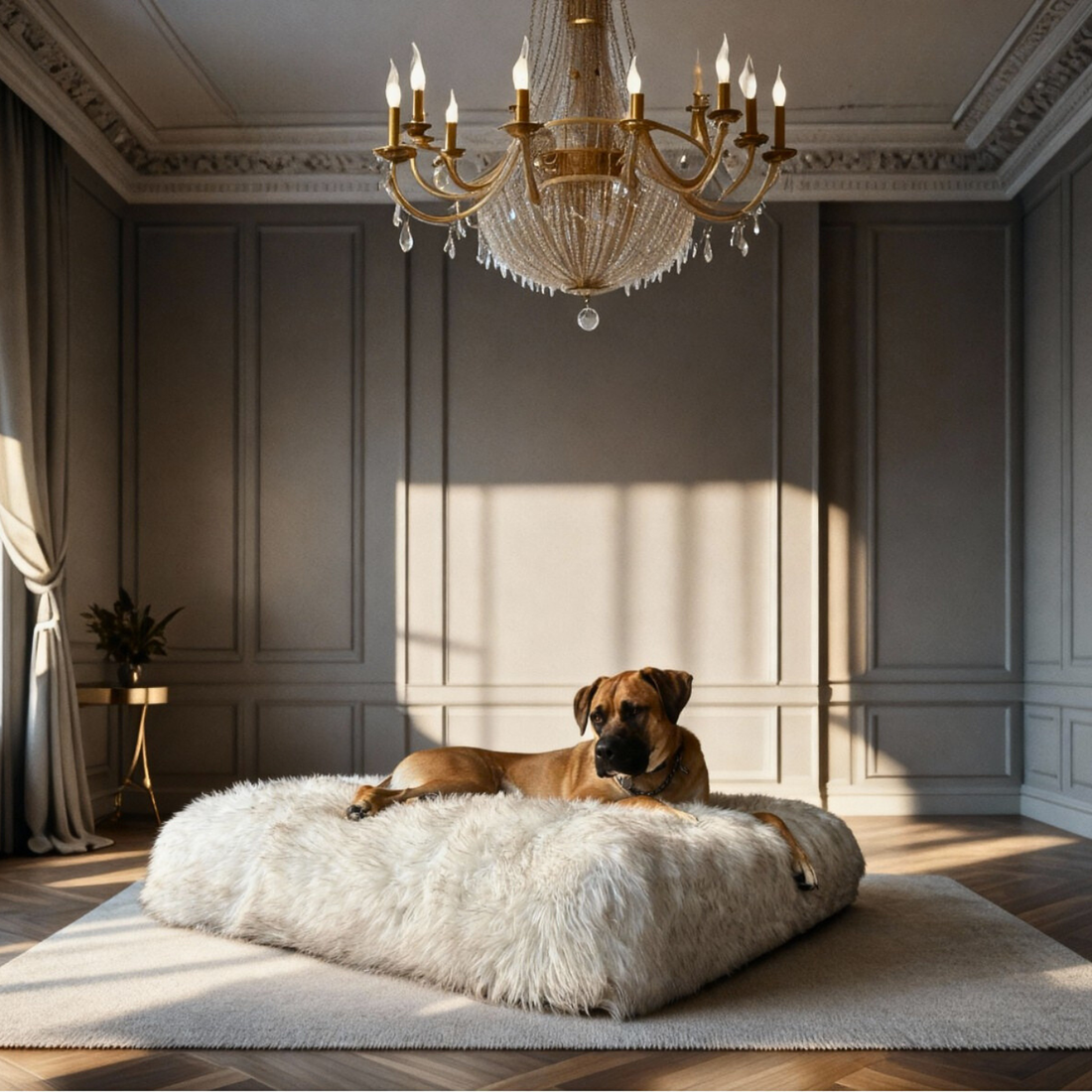Luxe Pet Lounger Faux Fur