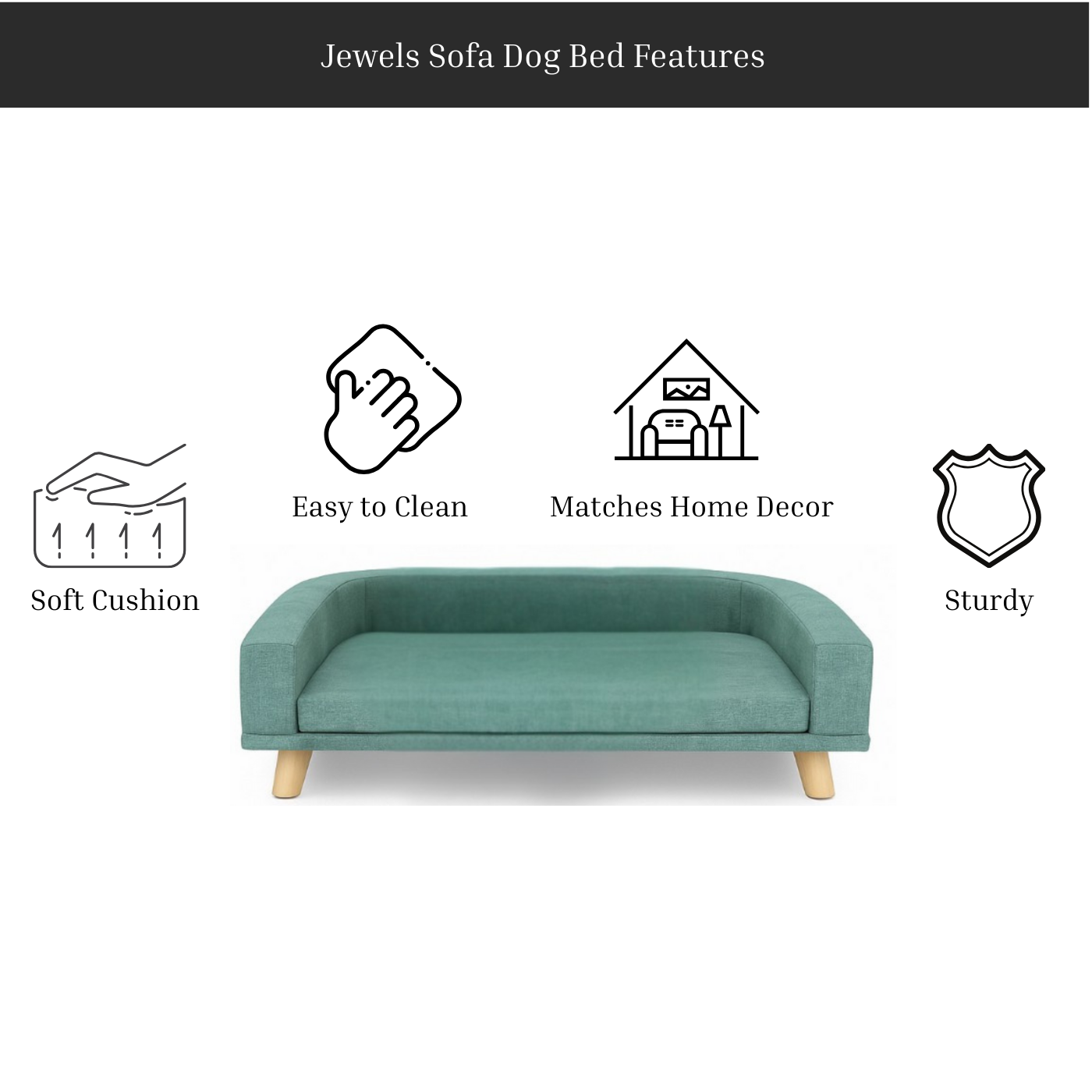 Jewels Sofa Dog Bed