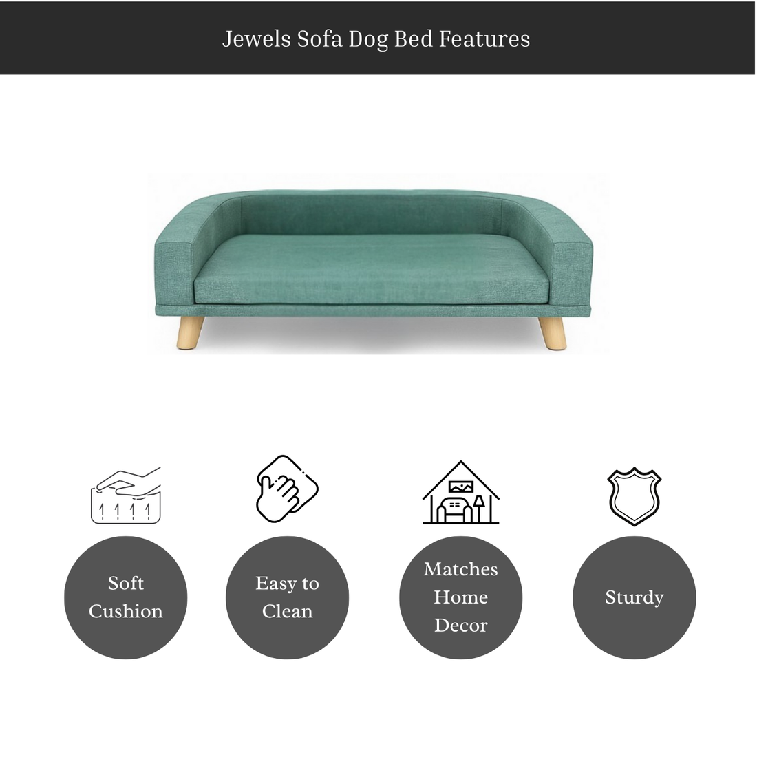 Jewels Sofa Dog Bed