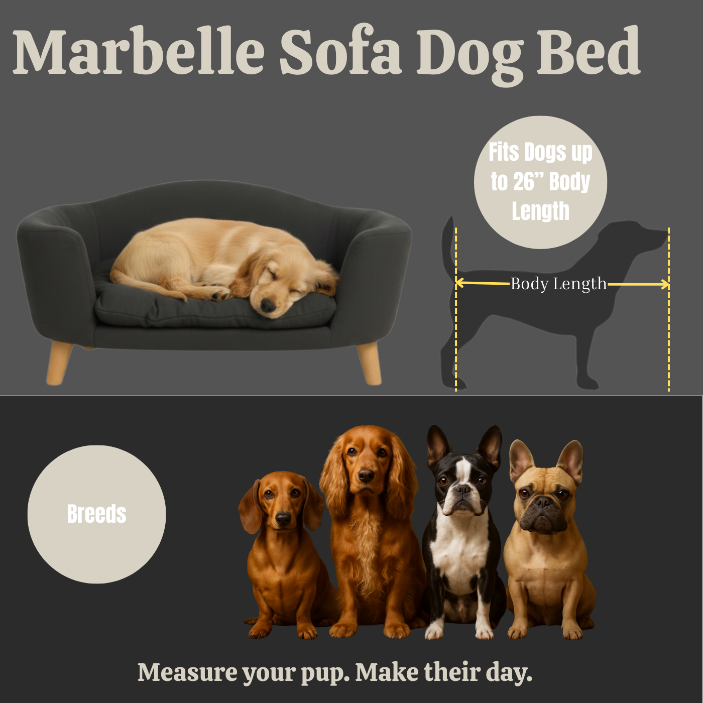 Marbelle Sofa Dog Bed