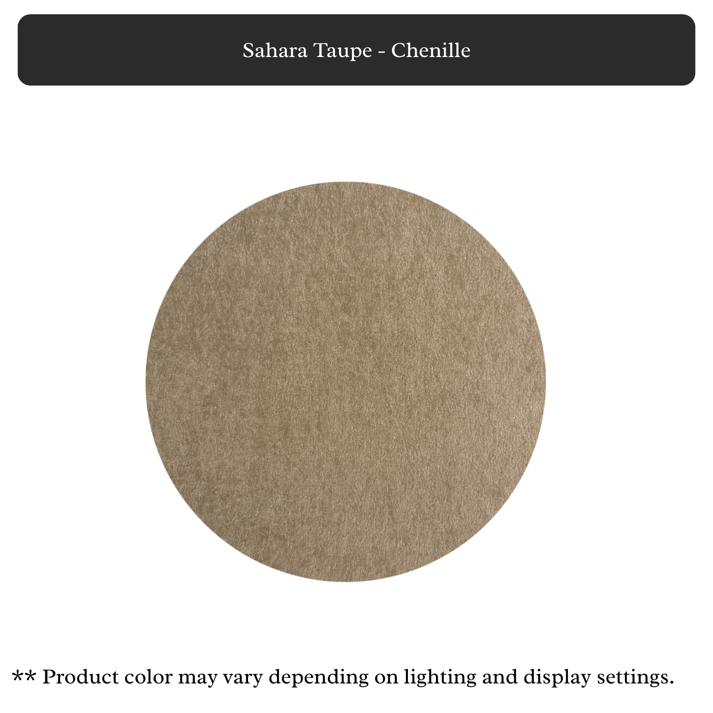 Replacement Cover Luxe Pet Lounger Chenille - Sahara Taupe